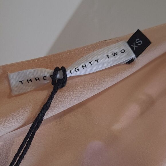 NWT Three Eighty Two Juliana Trapeze Mini Dress - Light Pink Floral  - size XS - Picture 5 of 5